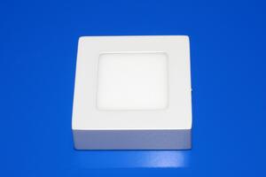 LED panel přisazený čtverec 6W denní bílá