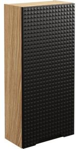 Comad Koupelnová sestava Luxor Black Mona se skříňkami a umyvadlem 90 cm černá/dub olejovaný