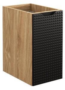 Comad Závěsná koupelnová skříňka Luxor Black s deskou 81-30-1D černý/dub olejovaný