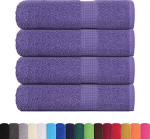 Ručníky FROGN 4 ks fialové 100x150 cm 360 g/m²