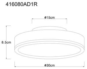 Globo DORO 416080AD1R LED přisazené stropní svítidlo | 12W LED | 600lm | 3000K