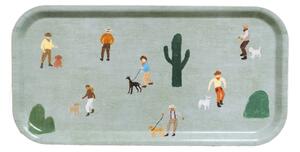 Servírovací tác Cowboys and Dogs 43 × 22 cm