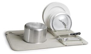 Skládací odkapávač na nádobí Umbra Udry - světle šedý