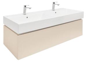 Koupelnová skříňka s umyvadlem SAT Feel 120x30x46 cm pískově béžová mat SATFEEL120BEU2B