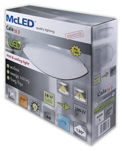 McLED LED svítidlo Cala 18 D, 18 W, 3000K a 4000 K, IP44, se senzorem Barevná teplota: Denní bílá