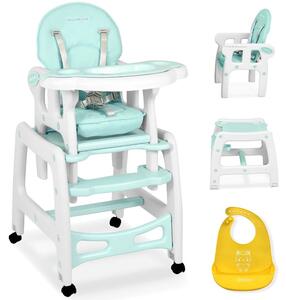 Ricokids Dětská jídelní židle 5v1 Turquoise
