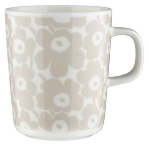 Marimekko Hrnek Oiva Pikkuinen Unikko 0,25l, bílo-béžový