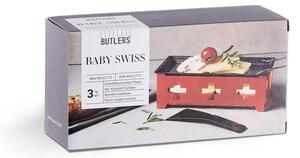 BABY SWISS Mini raclette se špachtlí, set 3 ks