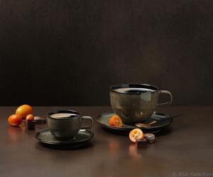 Šálek na kávu s podšálkem KOLIBRI ASA Selection - hnědý