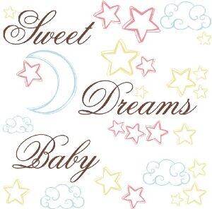 Samolepky pro děti Sweet Dreams Baby