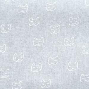 Povlak KLASIK kočičky šedá 40 x 40 cm