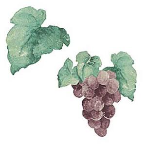 Samolepící dekorace Hrozny - hroznové víno
