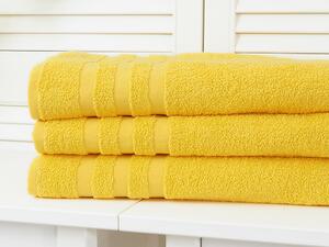 B.E.S. - Petrovice, s.r.o. Bavlněný froté ručník Standard - Yellow Rozměr: 30 x 50