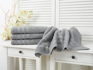 B.E.S. - Petrovice, s.r.o. Bavlněný froté ručník Standard - Dark grey Rozměr: 30 x 50