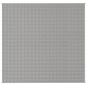 Zátěžová deka šedá 220 x 230 cm 15 kg textil