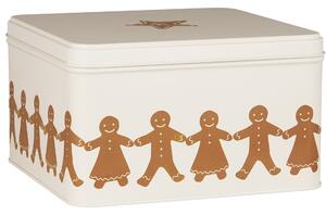 Plechová dóza Gingerbread Couples Square