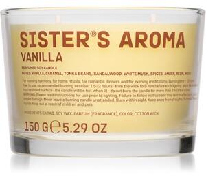 Sister's Aroma Candle Vanilla vonná svíčka 150 g