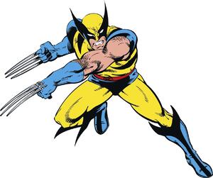 Samolepky na zeď. Obrázky z komiksu Wolverine