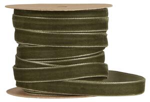 Sametová stuha Moss Green – 10 m