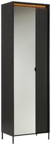 SKŘÍŇ NA ODĚV, černá, 62/200/40 cm Hom`in - Šatní skříně