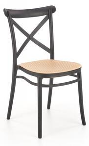 Židle- K512- Černá / Hnědá