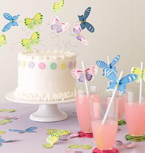 Samolepící dekorace Pasteloví motýlci