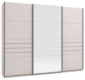SKŘÍŇ S POSOUVACÍMI DVEŘMI, kašmírová, 270/217,5/61 cm Xora - Šatní skříně