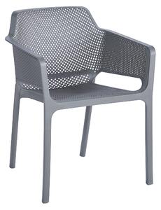 KONDELA Stohovatelné křeslo, šedá, LAVTON