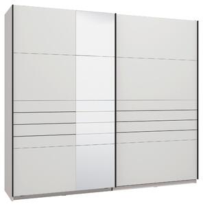 SKŘÍŇ S POSOUVACÍMI DVEŘMI, bílá, 245/217,5/61 cm Xora - Šatní skříně