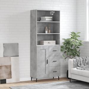 VidaXL Skříň highboard 69,5 x 34 x 180 cm kompozitní dřevo [3416141] Barva: Betonová šedá