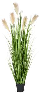 Umělá rostlina PAMPAS GRASS 130 cm Zelená