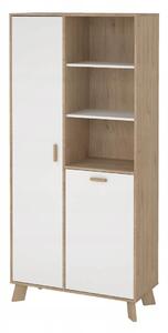 Regál Tvilum 89 cm x 188 cm x 40 cm bílý