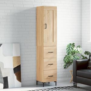 VidaXL Skříň highboard 34,5 x 34 x 180 cm kompozitní dřevo [3416061] Barva: dub sonoma