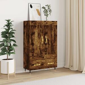 VidaXL Skříň highboard 69,5 x 31 x 115 cm kompozitní dřevo [882552] Barva: kouřový dub