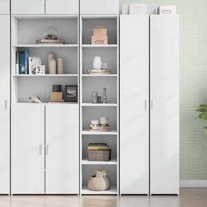 VidaXL Skříň highboard 40 x 41 x 185 cm kompozitní dřevo [3446623] Barva: Bílá