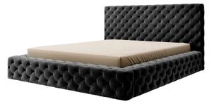 Čalouněná postel VINCENTO + rošt + matrace DE LUX, 140x200, lukso 10