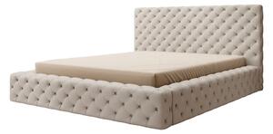 Čalouněná postel VINCENTO + rošt + matrace DE LUX, 180x200, softis 33