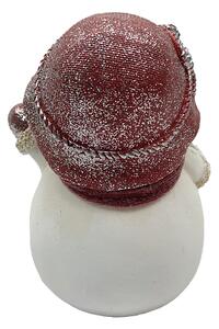 Sněhulák s růžovou čepičkou LED 25 x 18 cm Prodex A00543