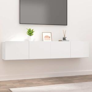 VidaXL TV skříňky 2 ks 80 x 30 x 30 cm kompozitní dřevo [820463] Barva: Bílá