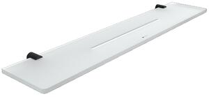 Nimco Bormo černá police do koupelny s ohrádkou, chrom, 60 cm BRC X460-X-90