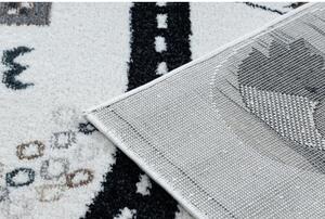 Dětský kusový koberec Cesta z města krémově bílý 140x190cm