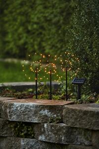 Star trading LED-Solarsticks "Firework", warmwhite, 3 sticks, black, ca.100x40 cmeach
