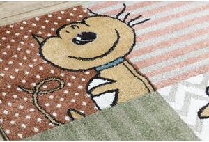 Dětský kusový koberec Zvířátka vícebarevný 120x170cm