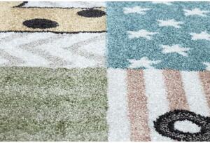 Dětský kusový koberec Zvířátka vícebarevný 180x270cm