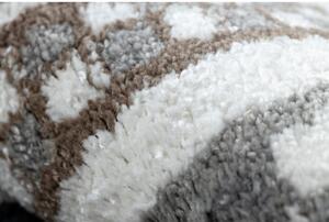 Dětský kusový koberec Závodní dráha krémově bílý 140x190cm