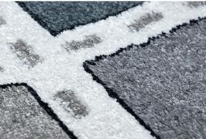 Dětský kusový koberec Ulice ve městě šedý 120x170cm