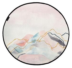 Látkový dekorativní koberec watercolour mountain