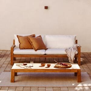 Teakový zahradní konferenční stolek Kave Home Forcanera 153 x 76 cm