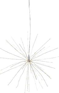 Dekorace na zavěšení 45 cm STAR TRADING Firework - stříbrná