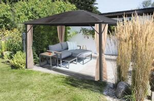 Zahradní altán GARDEN PLACE Costa 3 x 3,65 x 2,6 cm polykarbonátové desky s hliníkovou konstrukcí
